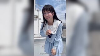 Lunaamemiya Schoolgirl Shows Off Sexy Lingerie Onlyfans Video