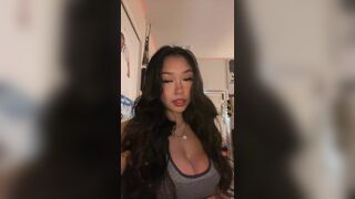 Sexy Big Titty Asian GF Hot Selfie Video