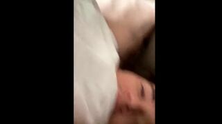 Cute Asian Girl Teasing With Her Boy Friend On The Bed Cam Video