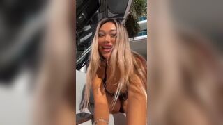 Asian Beauty Exposed Her Natural Boobs While Doing Tiktok Video