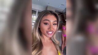 Pretty Asian Babes In Bikini Show Off Video