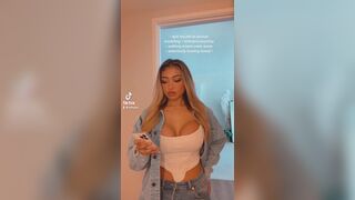 Faith.gbds Gets Exposed her Massive Curvy Tits on Cam Tiktok Video