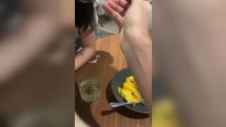 Cute Asian Teen Ready to Have Sex After Having Dinner Video