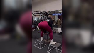 Pretty Asian Working Out While Showing Off Her Booty Video