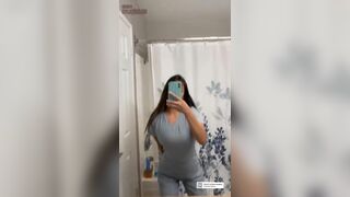 Hot Asian Nurse Revealing Her Cute Boobs With Stripteasing Video