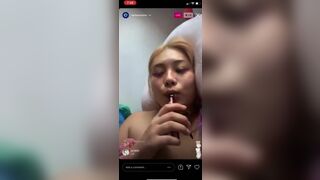 Busty Asian Milf Smoking In A Live Show With Naked Video