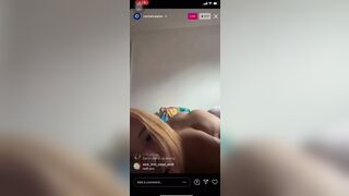 Racheicasino Asian Hoe Revealing Her Big Booty Cheeks In A Instagram Live Video