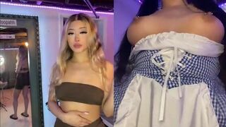 Gorgeous Asian Babe Exposed Her Big Tits Compilation Video