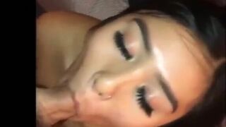 Amateur Asian Slut Sucking A Big Cock And Let The Guy Cum In Her Mouth Cam Video