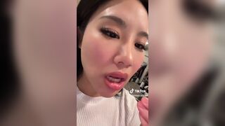 Littlebunszz Horny Asian Eating Tiktok Video