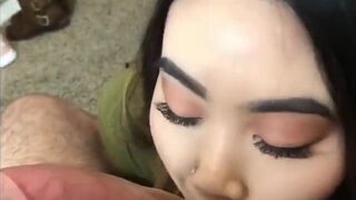Amateur Asians Babe With Awesome Tits Sucking A Big Cock Hard Leaked Video