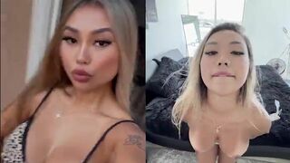 Slutty Asian Exposed Her Boobs And Teasing With Sex Toys Compilation Video