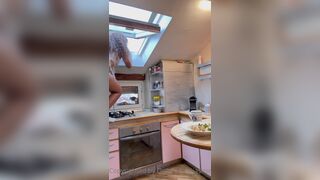 Jasminx Nude Lingerie Tease in the Kitchen Onlyfans Video