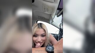 Calamari.mami Sucking Hard Dick in the Car Onlyfans Video