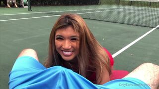 Clara Trinity Takes Huge Dick at Tennis Ground Onlyfans Video