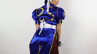 Virtual Geisha Cosplay Nude Tease and Closeup Dildo Fuck Video