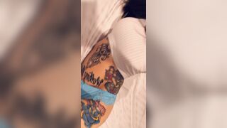 Alxagc Exposing Hard Nipples in White Top Video