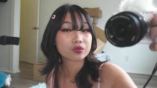 Lolly Love Trying Her New Pink Fishnet Leaked Video