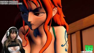 elixir_elf shows Luffy how to do it LOL - One Piece Hentai