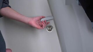 Public Crazy Place ADVENTURE IN FITTING ROOM: An adult stranger caught me jerking off