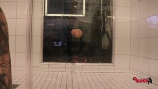 Tokyo Leigh fucks AirBnB owner in front of his wife after she catches him spying on her