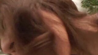 Asian babe gets a big load of cum over her gorgeous pert tits