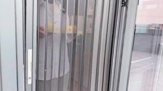 SakuraCandy slut room service guest ~ seduces the hotel waiter to fuck her pussy and cum without a condom