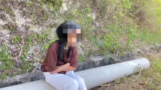 Pinay Martha was so upset that I got fucked - Swallowed cum