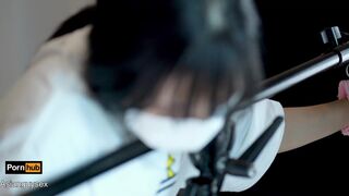 Asianguysex A slave is tied to a desk and made to squirt