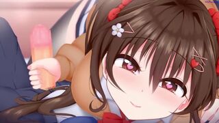 Romantic sex with lovely girlfriend [Koharu Biyori] / Hentai game