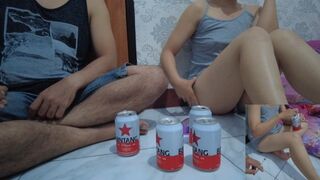 beautiful ABG construction worker