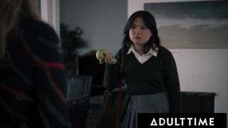 FEED ME: Asian Teen Lulu Chu Rides Religious Boyfriend's Big Cock