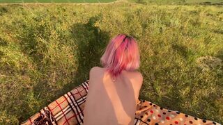 Lil Karina Took an Asian girl to the mountains and fucked her on a picnic