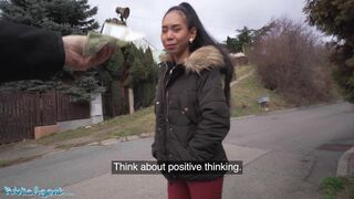 Asian babysitter with nice petite tits and small ass goes all the way for extra money