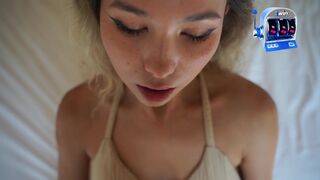 Lil Karina Tropical Asian blonde gets fucked doggy style