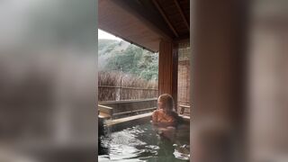 Yunmago Outdoor Hot Tub Teasing Fully Nude Onlyfans Leak