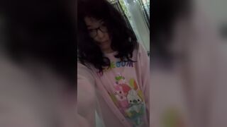 Blushymallow Nerdy Teen Pussy Flashing On Selfie Leaked Video