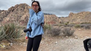 elle Lee Lost Asian Hitchhiker Gives Blowjob In Wilderness Leaked Video