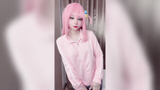 Meenfox Cosplay Bocchi Full Naked Getting Fucked By Vibrator Leaked Onlyfans Video