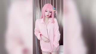 Meenfox Cosplay Bocchi Full Naked Getting Fucked By Vibrator Leaked Onlyfans Video