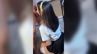 Pomi_pomi Sucking Her Bf Kneel Down Onlyfans