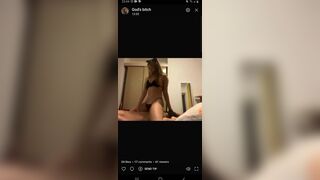 God's Bitch Asian Bitch Riding Like a Hoe Leaked Video
