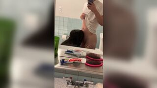 Asian Stepsis Giving Head For Brother In The Bathroom Leaked Video