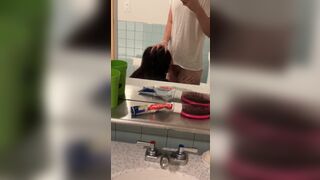 Asian Stepsis Giving Head For Brother In The Bathroom Leaked Video