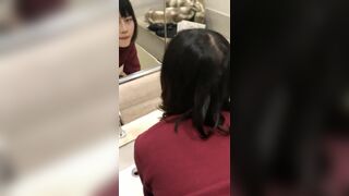College Asian amateur Goes For a Quickie In The Toilet Leaked Video