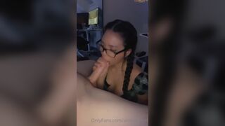 Alison Angel Nerdy Asian Taking A Big Cock In Her Mouth And Gets Her Pussy Destroyed Onlyfans Video