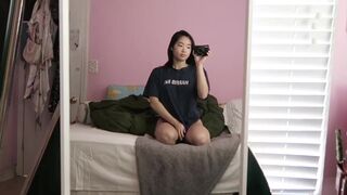 Cute Asian Babe Show Off Her Awesome Tits Leaked Cam Video