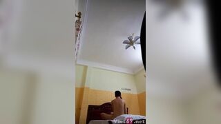 Slutty Vietnamese Girl Massaging A Guy And Gets Rough Fuck On The Bed Video