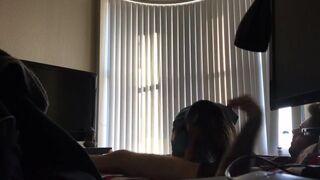 Horny Asian GF Teasing With Her BF's Big Cock On The Bed And Gets Rough Fuck Video