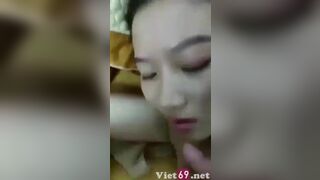 Slutty Vietnamese Slut Filled Her Face With Cum Facial Leaked Video